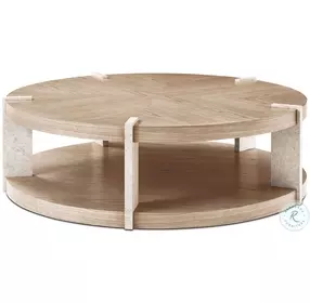 Catalina Dune 54" Round Occasional Table Set