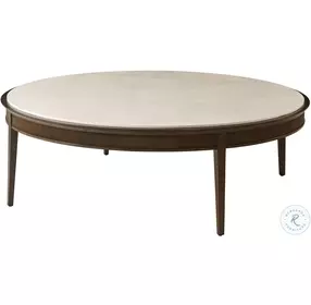 Lido Bistre 54" Round Occasional Table Set