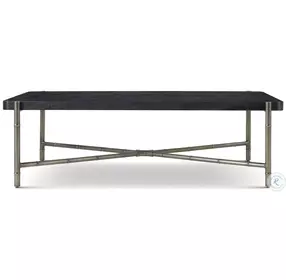 Kesden Silent Black 55" Rectangular Cocktail Table