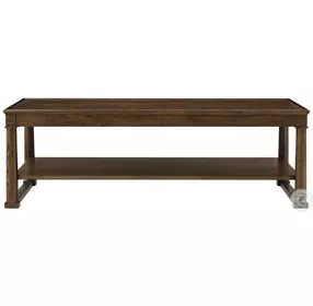 Surrey Brownstone 52" Rectangular Cocktail Table