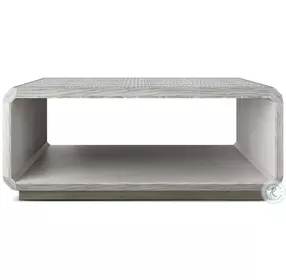 Spencer ST. James Argento And Deep Brown 42" Square Cocktail Table