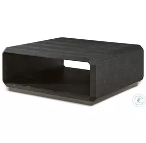Spencer ST. James Lusso Onyx And Deep Brown 42" Square Occasional Table Set