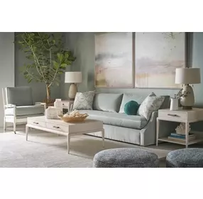 Coastal Sandbar Rectangular Singer Cocktail Table