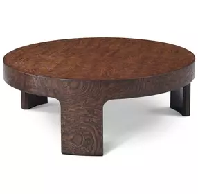 Orbis Pyramid Brown Round Terra Small Nesting Table