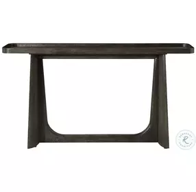 Repose Charcoal Oak Wooden 60" Rectangular Console Table