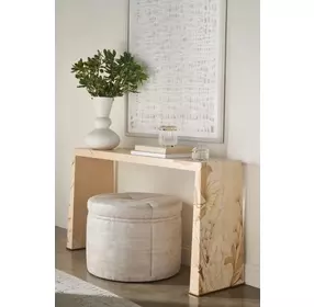 Bouquet Buttercream and Beige Rectangular Console Table