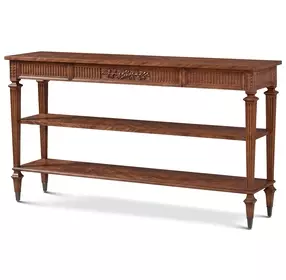 Provence Chateau Brown Rectangular Valensole 58" Console Table