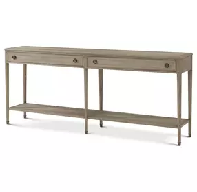 Willow Creek Riverwash Oak Rectangular Wildwood Console Table