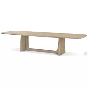 Repose Grey Oak And Grey Visible Inner 134" Extendable Rectangular Dining Table