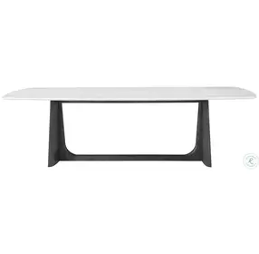 Repose Charcoal Oak And Quartz 102" Rectangular Dining Table
