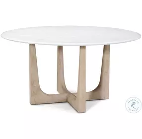 Repose Grey Oak And Quartz 60" Round Dining Room Set