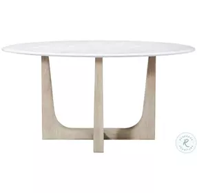 Repose Grey Oak And Quartz 60" Round Dining Table