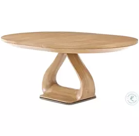 Essence Blonde 54" Extendable Oval Dining Table