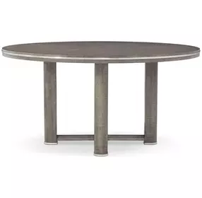 Hudson Pebble Gray 60" Round Dining Table
