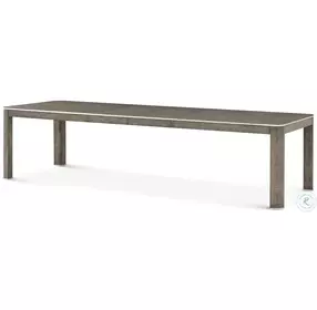 Hudson Pebble Grey 84" Extendable Rectangular Dining Table