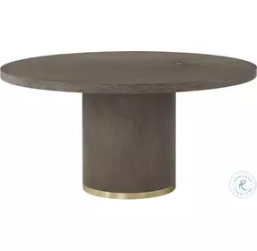 Judith Leiber Mink Sunburst 60" Round Dining Room Set