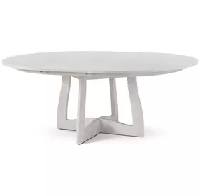 Coastal Sandbar 78" Extendable Oval St Armands Dining Table
