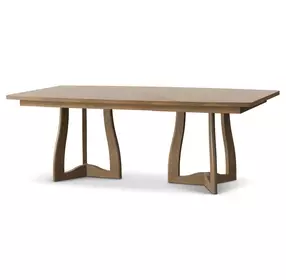 Coastal Tobacco 120" Extendable Rectangular Vero Dining Table
