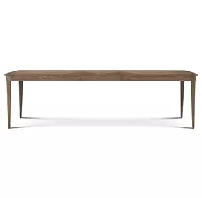 Willow Creek Tobacco 106" Extendable Rectangular Benton Hollow Dining Table