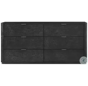 Kesden Silent Black 6 Drawer Dresser