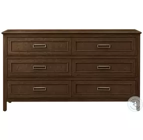 Surrey Brownstone 6 Drawer Dresser