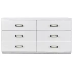 Panos Cream 6 Drawer Dresser