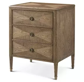 Willow Creek Tobacco 3 Drawer Somerset Nightstand