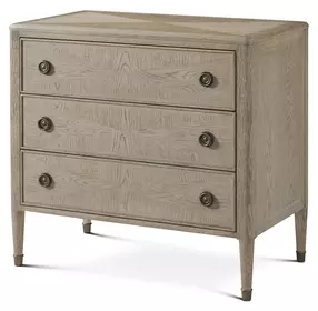 Willow Creek Riverwash Oak 3 Drawer Hillcrest Nightstand