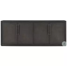 Maxwell Obsidian And Shagreen 4 Doors Sideboard