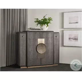 Spencer ST. James Onyx 2 Door Bar Cabinet