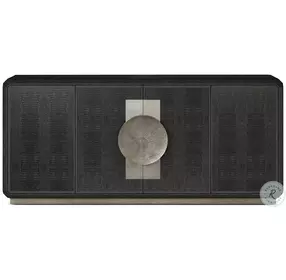 Spencer ST. James Lusso Onyx And Deep Brown 4 Doors Credenza