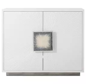 Panos Cream and Blue 2 Door Sideboard
