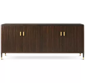 Spencer Green Park Fumed and Gold 4 Door Lane Sideboard