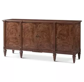 Provence Chateau Brown 4 Door Cassis Sideboard