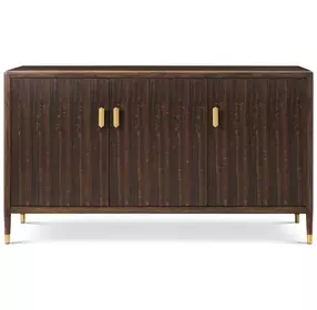 Spencer Green Park Fumed and Gold 3 Door Clarges Sideboard