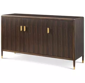 Spencer Green Park Fumed and Gold 3 Door Clarges Sideboard