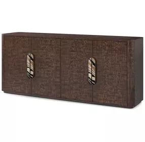 Orbis Pyramid Brown 4 Door Timberline Sideboard
