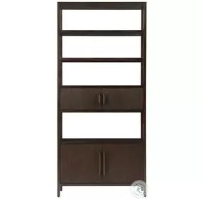 Lido Bistre 6 Shelves Bookcase