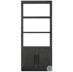 Maxwell Obsidian And Shagreen 4 Shelves Bookcase