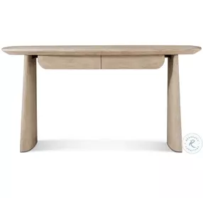 Repose Grey Oak Wooden 60" Drawer Desk