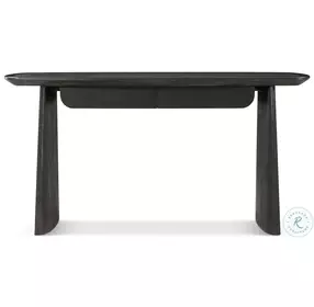 Repose Charcoal Oak Wooden 60" Drawer Desk