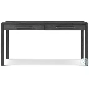 Maxwell Obsidian And Shagreen 60" Drawer Desk