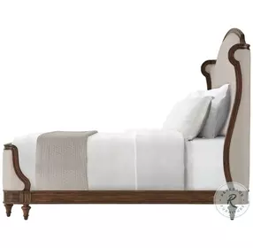 The Madeleine Avesta And Draper Performance Fabric Queen Upholstered Panel Bed