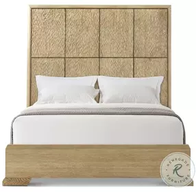 Essence Blonde Queen Low Profile Panel Bed