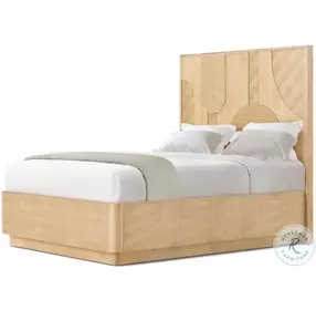 Origins Sesame Plinth Low Profile Panel Bedroom Set