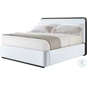 Luna Palmer Upholstered Metal Bedroom Set