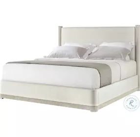 Horizon SPE Grey Upholstered Low Profile Panel Bedroom Set