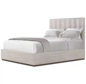 Spencer ST James Argento and Deep Brown Queen Panel Bed