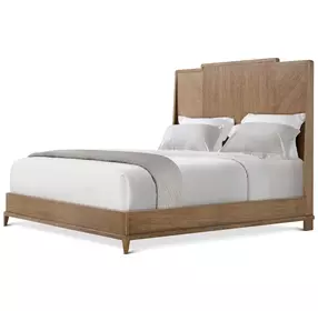 Coastal Tobacco Poinciana Queen Panel Bed