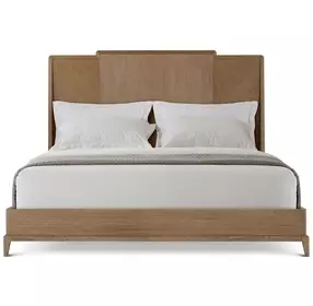 Coastal Tobacco Poinciana Panel Bedroom Set